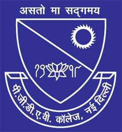 PGDAV College logo