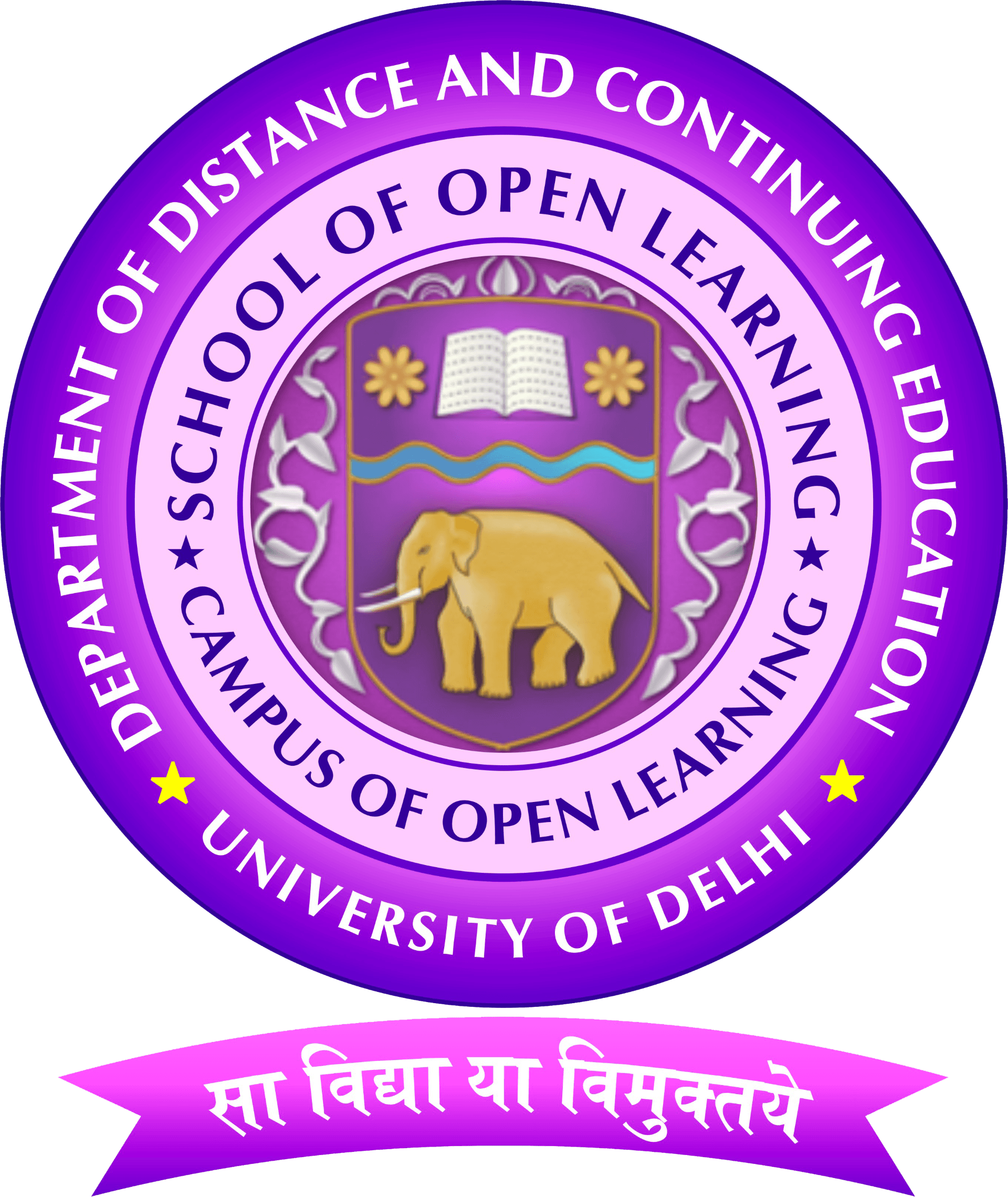 School of Open Learning, University of Delhi-logo