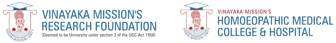 Vinayaka Missions Homoeopathic Medical College & Hospital logo
