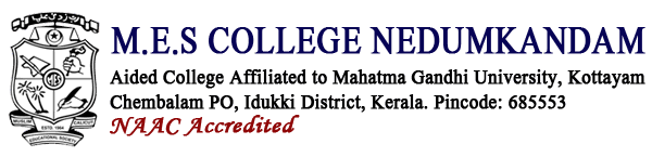 MES College Nedumkandam logo