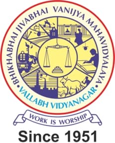 Bhikhabhai Jivabhai Vanijya Mahavidyalaya-logo