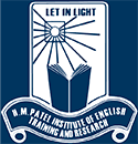 HM Patel Institute of English Training and Research logo