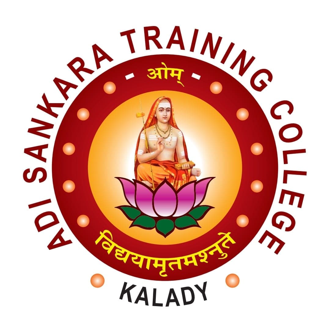Adi Sankara Training College Kalady logo