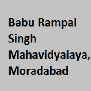 Babu Rampal Singh Mahavidyalaya-logo