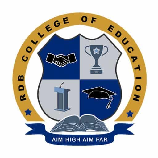 R D B College of Education logo
