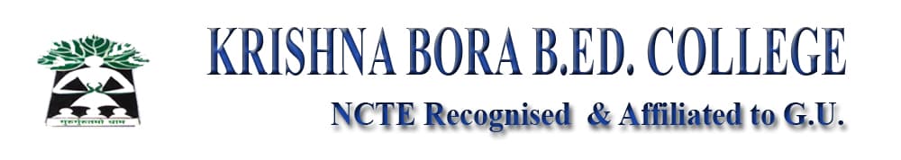 Krishna Bora BEd College logo