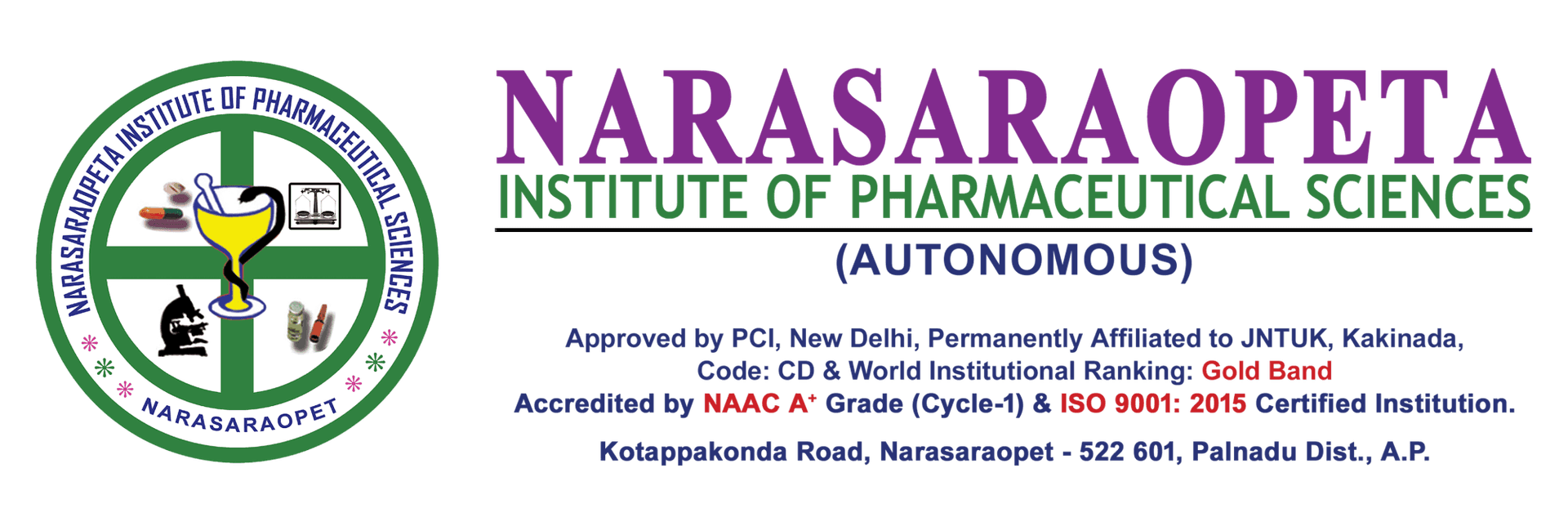 Narasaraopeta Institute of Pharmaceutical Sciences-logo