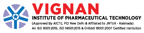 Vignan Institute of Pharmaceutical technology logo