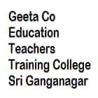 Geeta CoEducation Teacher's Training College logo