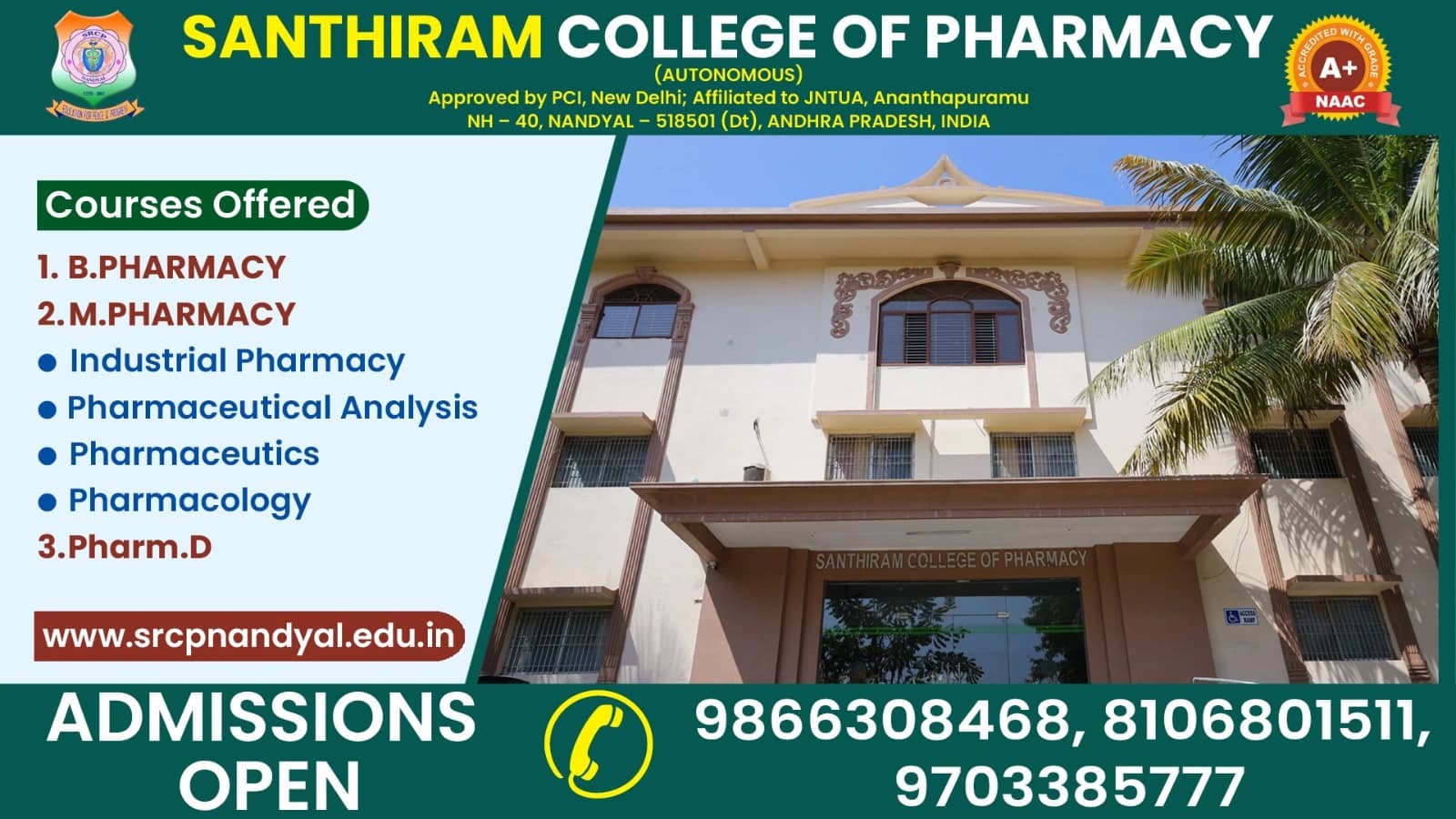 Santhiram College of Pharmacy-image