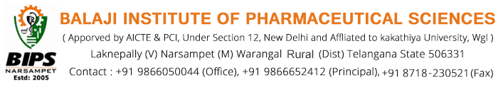 Balaji Institute of Pharmacy logo