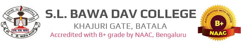 SL Bawa DAV College logo