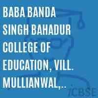 Baba Banda Singh Bahadur College of Education-logo
