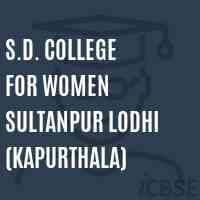 PCM SD College for Women logo