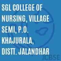 SGL Nursing College logo