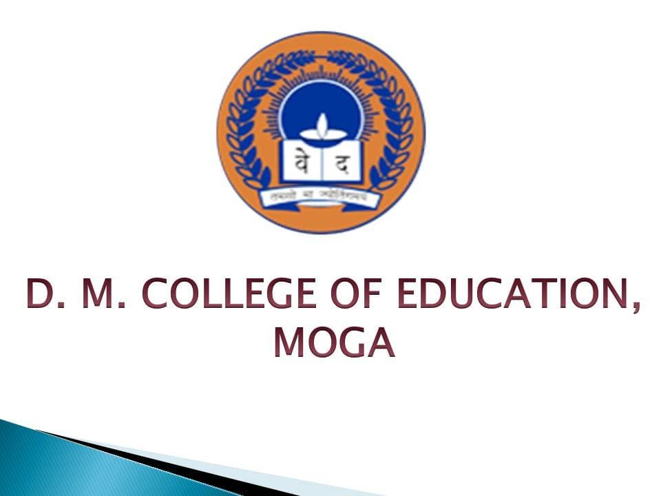 D.M. College logo