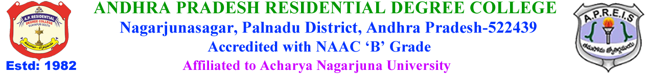 A.P. RESIDENTIAL DEGREE COLLEGE NAGARJUNASAGAR (MEN) logo