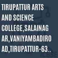 Tirupathur Arts and Science College logo