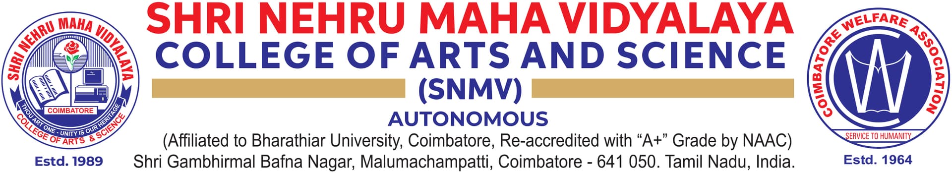 Shri Nehru Maha Vidyalaya College of Arts and Science-logo