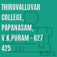 Thiruvalluvar College logo