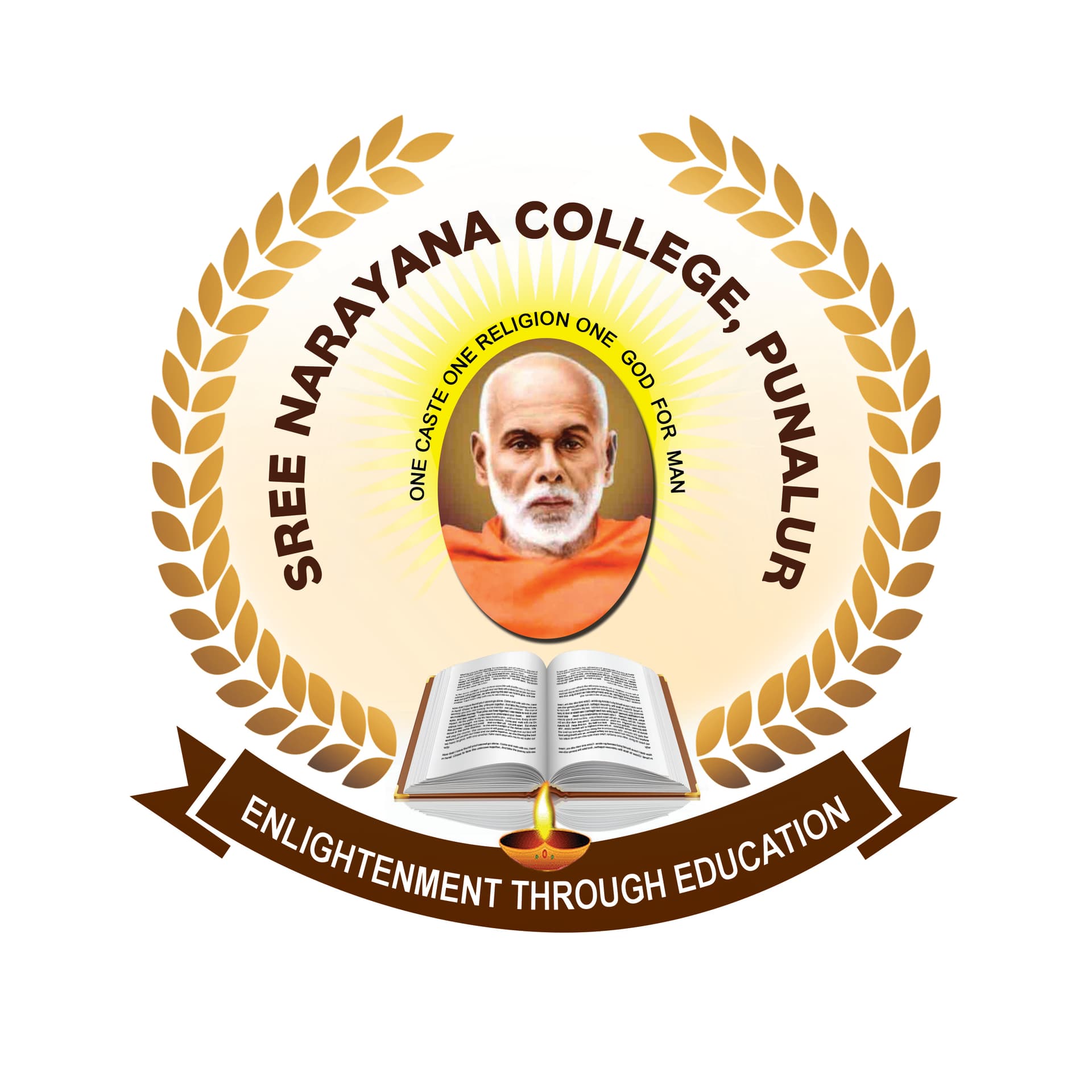 Sree Narayana College, Punalur logo