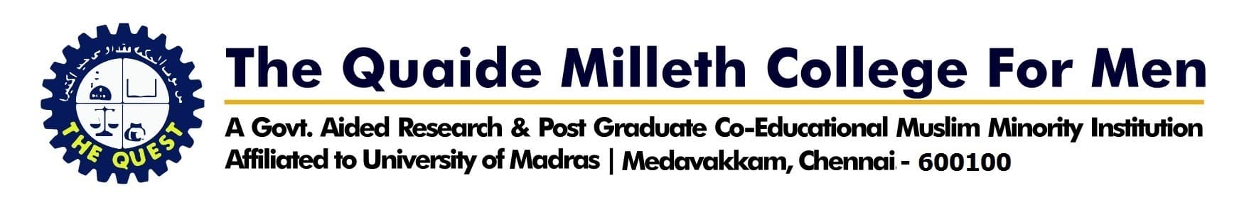 The Quaide Milleth College for Men logo