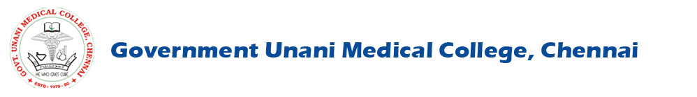 Government Unani Medical College logo