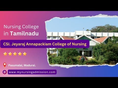 C.S.I. Jayaraj Annapackiam College of Nursing Pasumalai-image