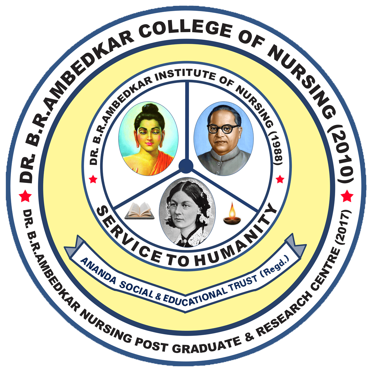 Dr. B R Ambedkar College of Nursing logo