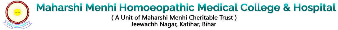 Maharshi Menhi Homoeopathic Medical College and Hospital logo