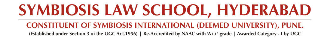 Symbiosis Law School Hyderabad logo