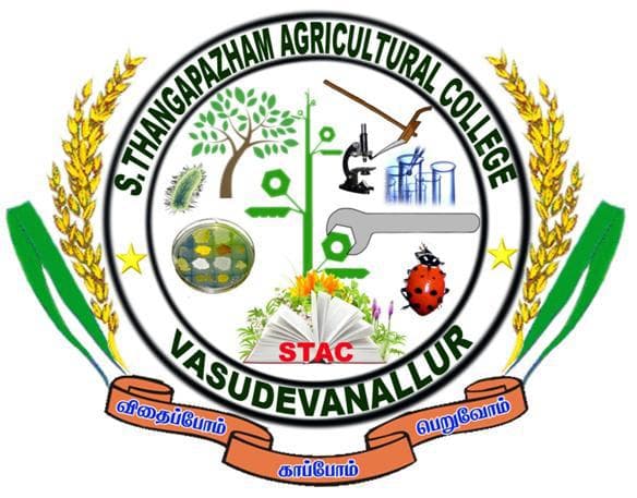 S.Thangapazham Agriculture College-logo