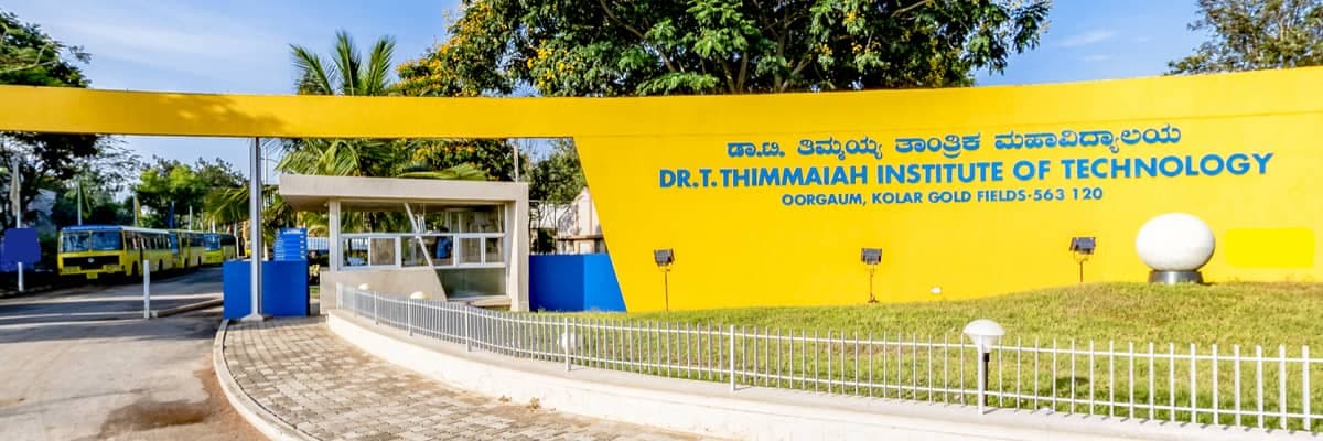 Dr. T. Thimmaiah Institute of Technology-image