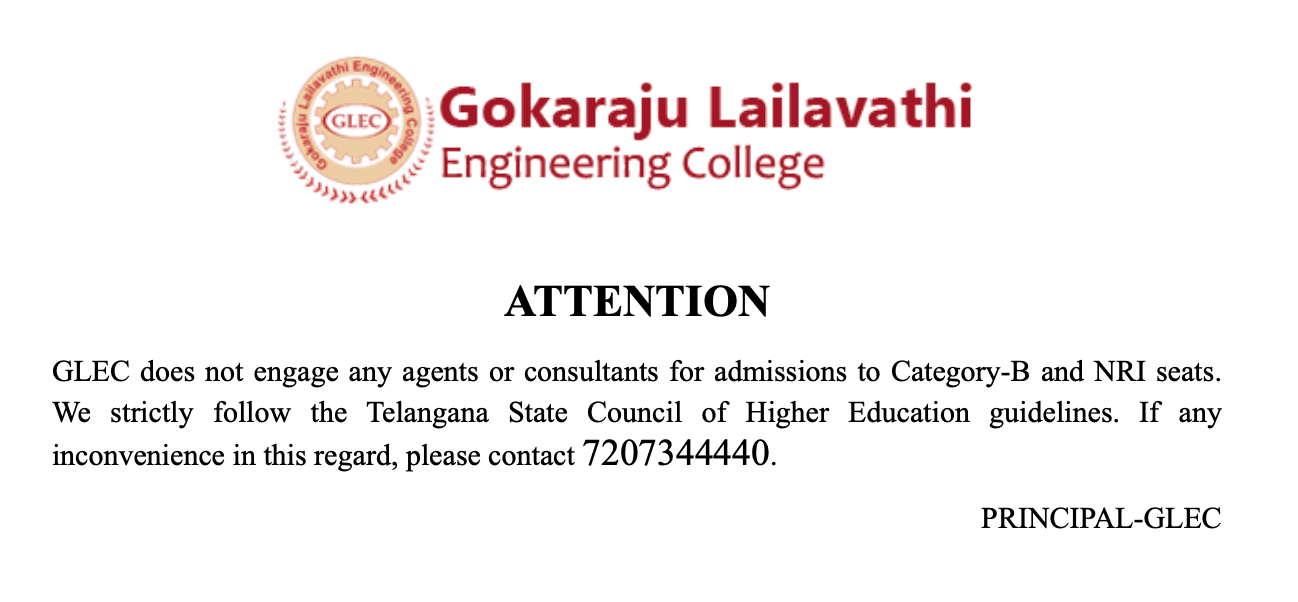 Gokaraju Lailavathi Womens Engineering College logo