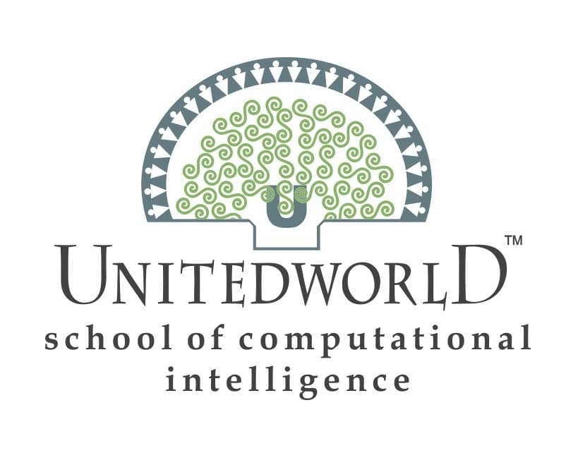 Unitedworld School of Computational Intelligence logo