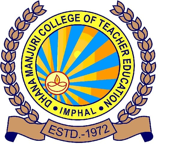 Dhanamanjuri College of Teacher Education logo