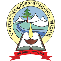Uttarakhand Sanskrit University logo
