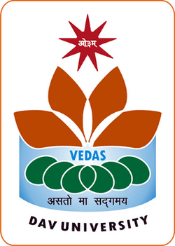 DAV University logo