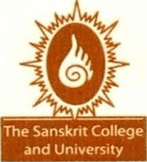 The Sanskrit College and University logo
