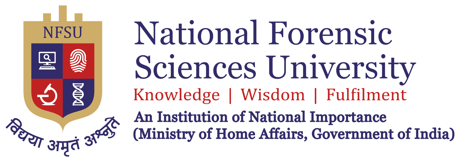 Institute of Forensic Science, Gujarat Forensic Sciences University logo