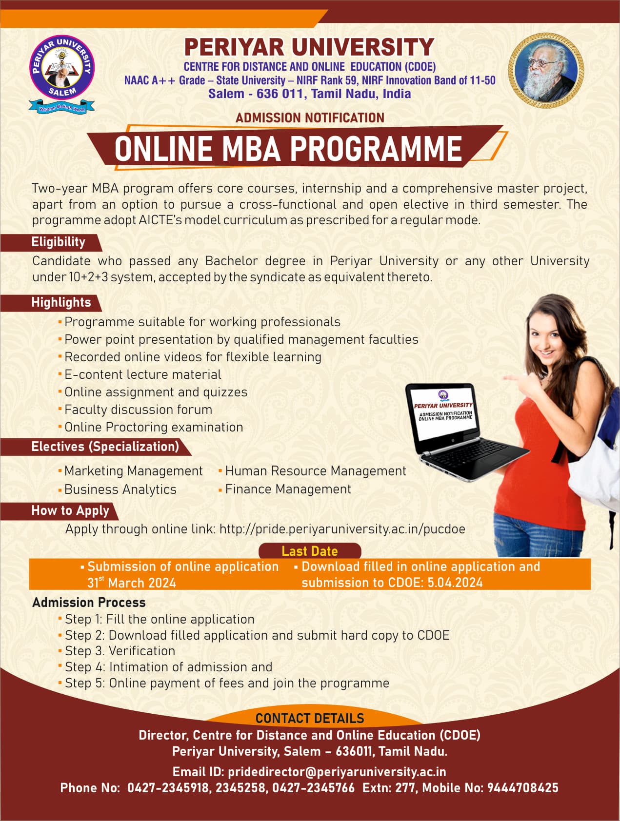 Periyar University, Periyar Institute of Distance Education-image