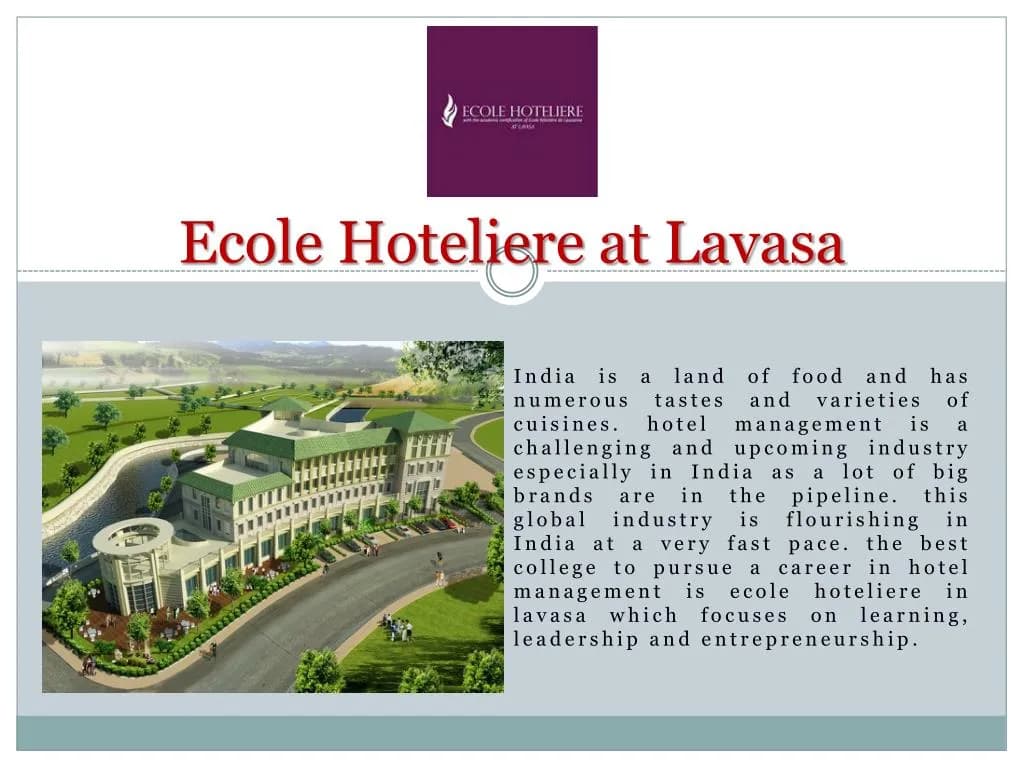 Ecole Hoteliere Lavasa-logo