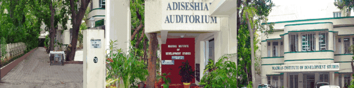 Madras Institute of Development Studies-image
