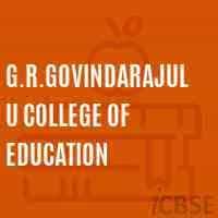 G .R. Govindarajulu College of Education-logo