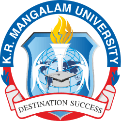 KR Mangalam University, School of Management and Commerce logo