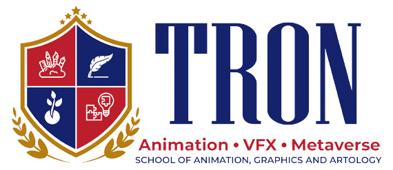 Tron School of Animation Nagpur logo