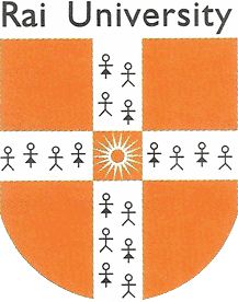 School of Arts, Science & Commerce, Rai University-logo