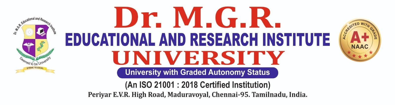 Dr. M.G.R Educational And Research Institute Directorate of Online Education logo