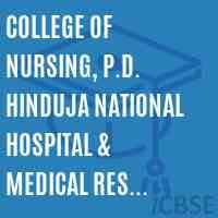 P. D. Hinduja Hospital & Medical Research Centre College of Nursing logo