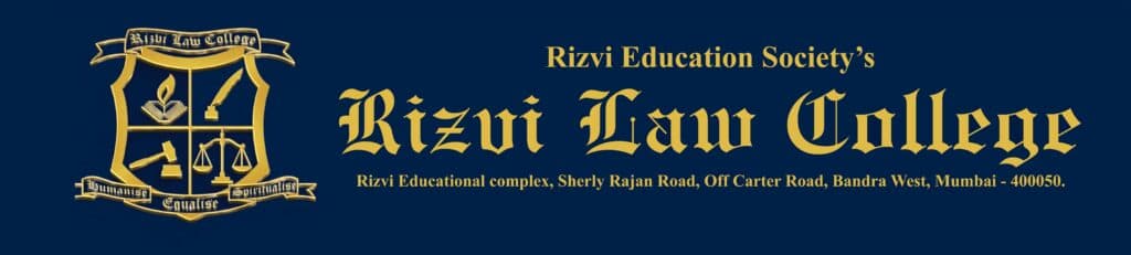 Rizvi Law College logo